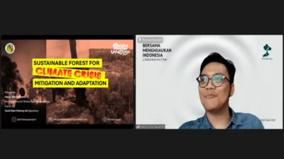 Webinar LindungiHutan dan Rimba Raya Bahas Solusi Iklim Lewat Hutan