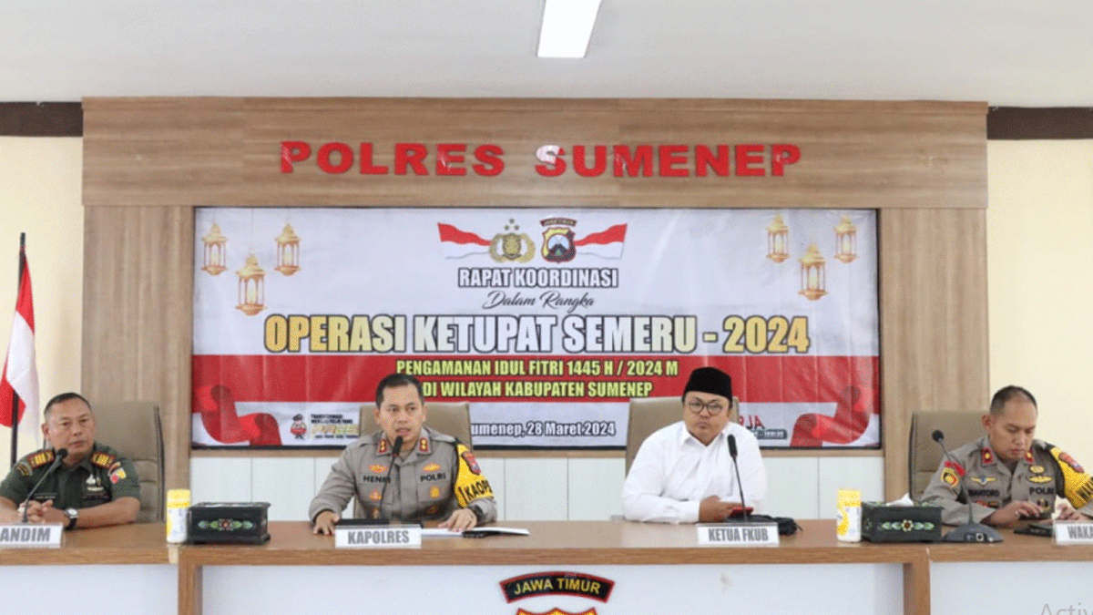Persiapan Operasi Ketupat Semeru 2024 pada Pengamanan Idulfitri 1445 H