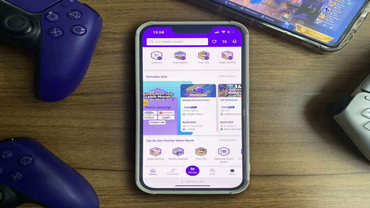VCGamers Perbarui Interface, Transaksi Digital Lebih Lancar