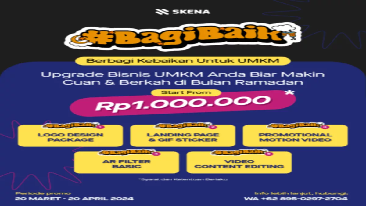 Program “BagiBaik” SKENA untuk Digitalisasi UMKM