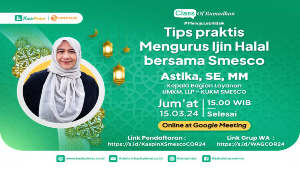 Kasir Pintar Gelar “Class of Ramadhan” untuk UMKM
