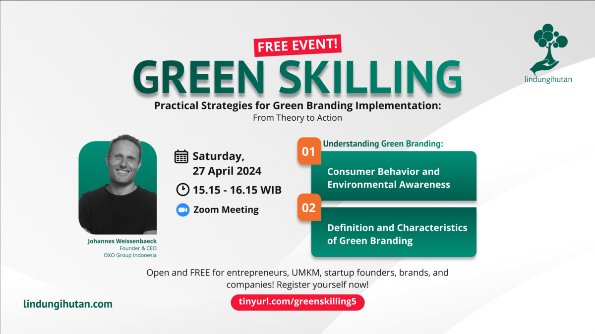 Webinar LindungiHutan Bahas Strategi Green Branding untuk Bisnis Berkelanjutan