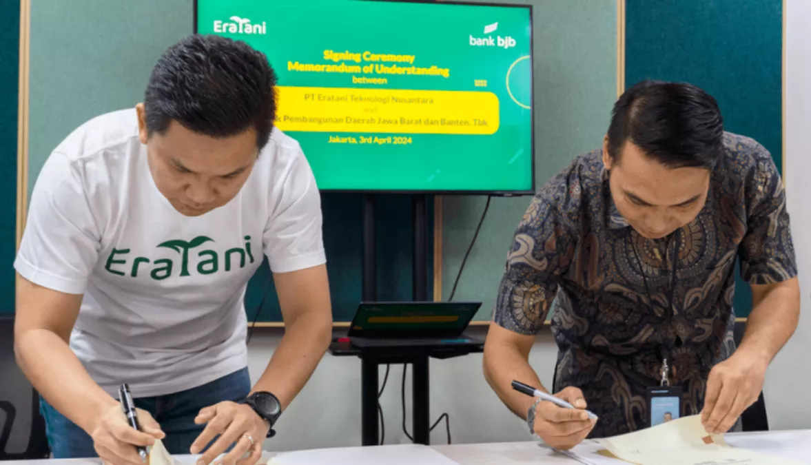 Eratani dan Bank BJB Kerja Sama Fasilitasi Kredit untuk Petani