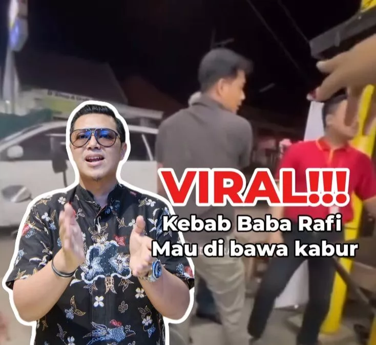 Viral! Pria di Kediri Kabur Tanpa Bayar Kebab, Pemilik Kebab Turki Baba Rafi Bereaksi