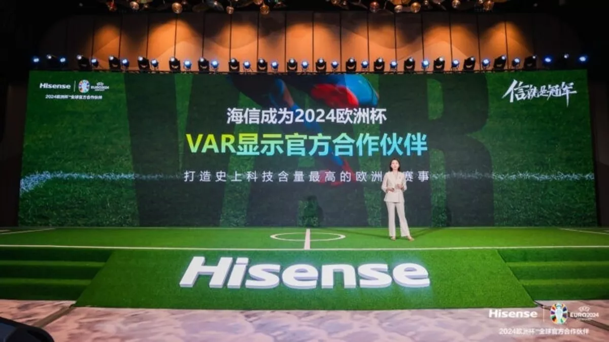 Hisense Jadi Penyedia Layar Resmi VAR UEFA EURO 2024