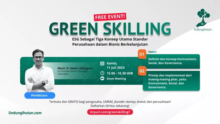 Webinar Green Skilling Bahas ESG untuk Bisnis Berkelanjutan