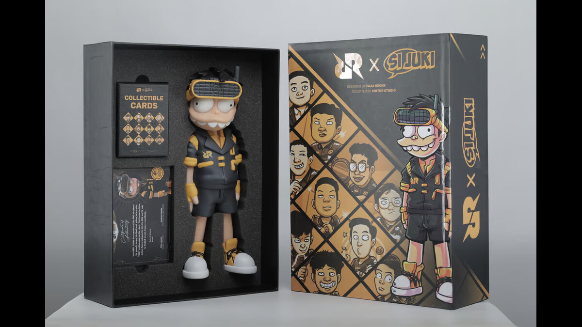 Kolaborasi Unik Si Juki, RRQ, dan Momofin