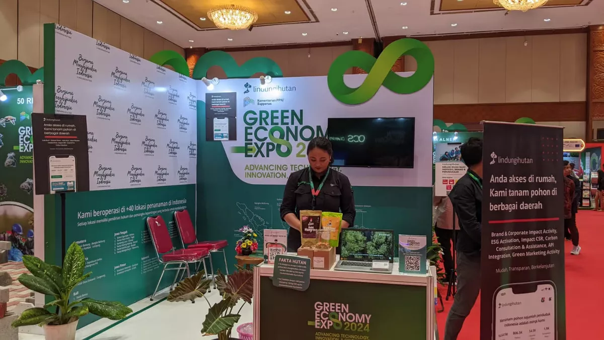 LindungiHutan Berpartisipasi di Green Economy Expo 2024 di JCC