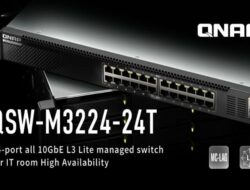 QNAP Rilis Switch QSW-M3224-24T 10GbE L3 untuk Aplikasi AV-over-IP