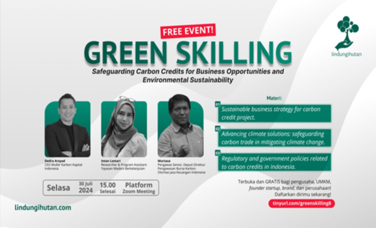 Webinar Gratis: Peluang Bisnis dan Keberlanjutan Melalui Kredit Karbon