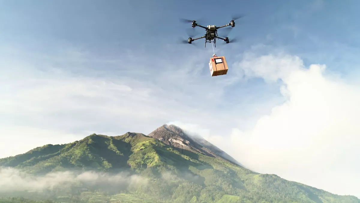 Pengiriman Drone Pertama di Indonesia oleh Halo Robotics