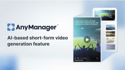 AnyMind Group Hadirkan Fitur AI Terbaru: Ubah Artikel Jadi Video Pendek di AnyManager
