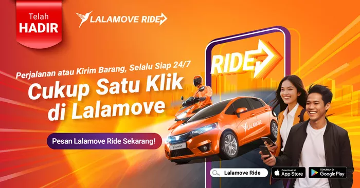 Lalamove Memperkenalkan Layanan Transportasi Penumpang: Lalamove Ride