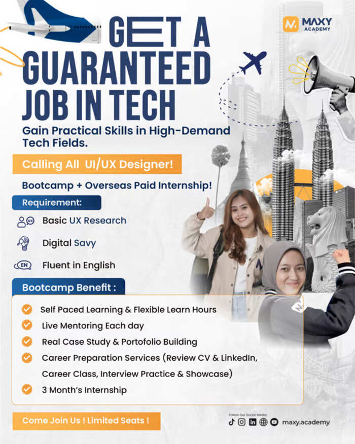 Program Bootcamp MAXY Academy Tawarkan Magang Berbayar di Luar Negeri dengan Jaminan Kesempatan Internasional
