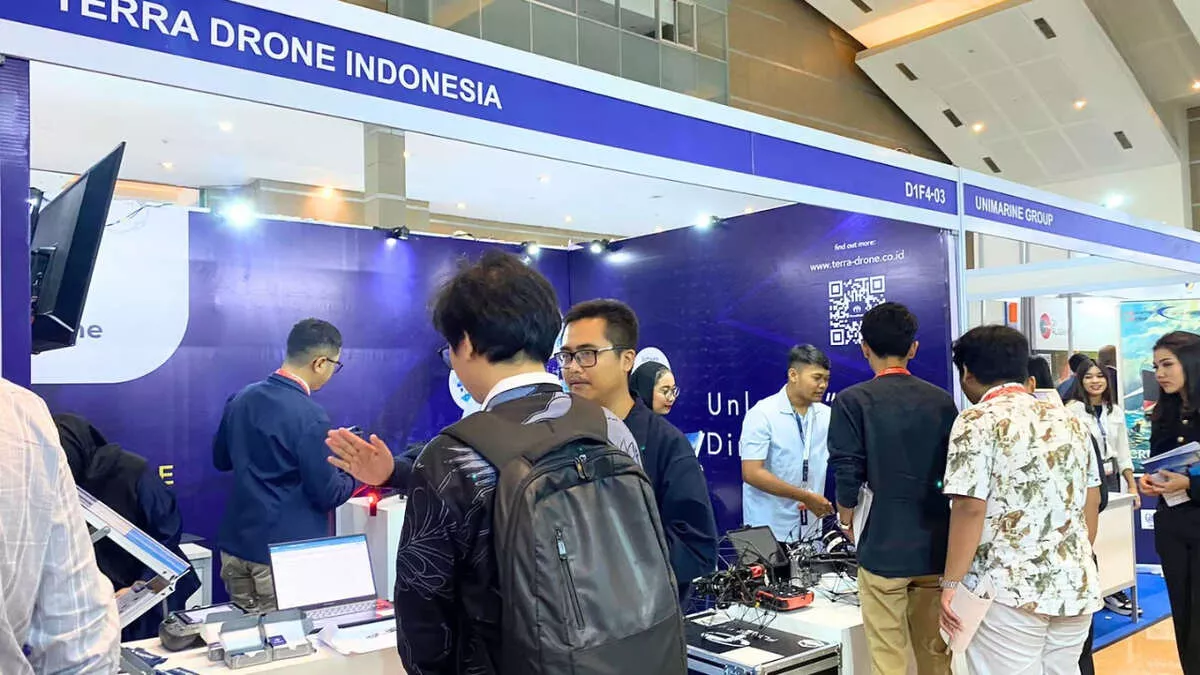 Terra Drone Indonesia di INAMARINE 2024