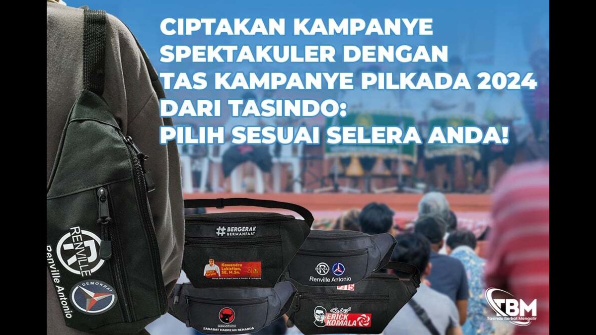 Kampanye Unik dengan Tas Pilkada dari Tasindo