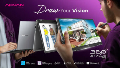 ADVAN Luncurkan Laptop 14 Inci Layar Sentuh Stylus Pro dengan Harga Spesial di TikTok Live 9.9