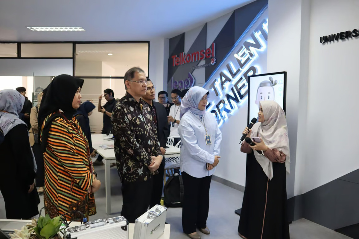 Dokumentasi Peresmian Fasilitas Pusat Layanan Disabilitas, Assistive Learning Hub, dan Telkom Digital Talent Corner (Sumber : Indigo)