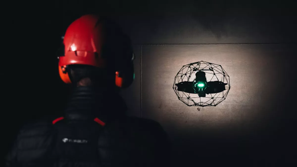 Drone Inovatif Elios 3 (Sumber : Halo Robotics)