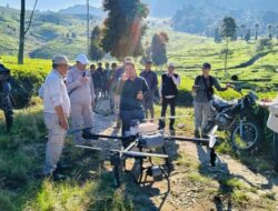 Halo Robotics Berhasil Menguji Drone Pertanian di Perkebunan Teh