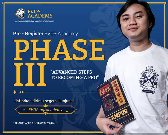 EVOS Academy Fase 3 Dibuka: Raih Impian Jadi Pro Player Esports
