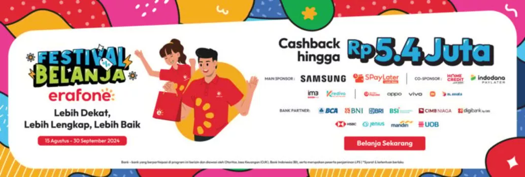 Festival Belanja Erafone: Cicilan Ringan dan Promo Spesial dari Akulaku Finance