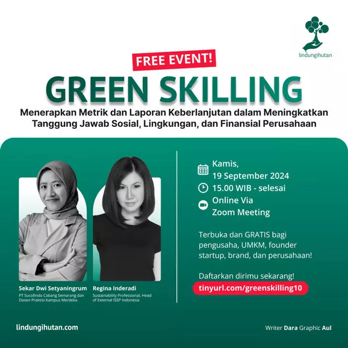 LindungiHutan Gelar Webinar tentang Metrik Keberlanjutan dan Laporan Perusahaan