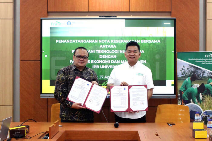 Eratani dan IPB University Kolaborasi untuk Dorong Inovasi dan Pendidikan Pertanian