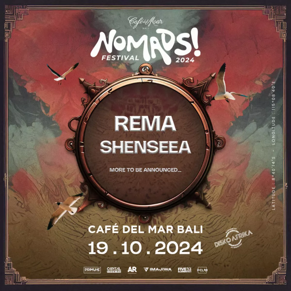 Festival NOMADS! 2024 Hadirkan REMA dan Shenseea di Bali