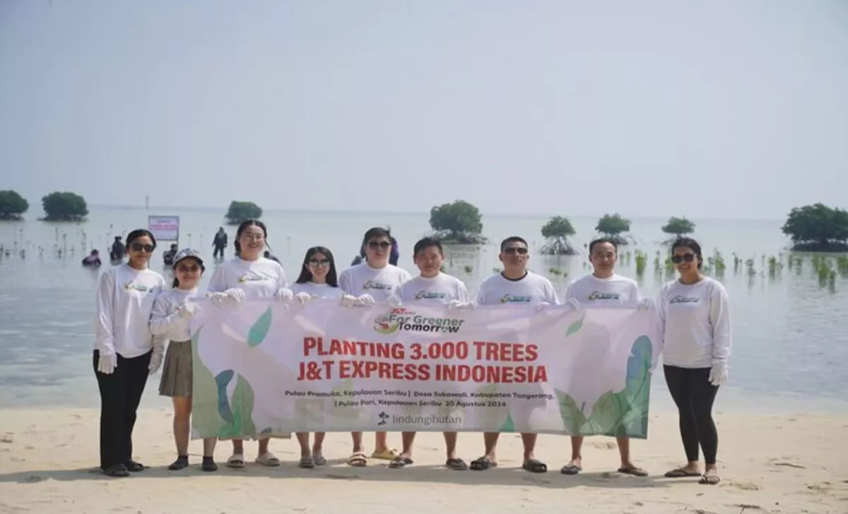 J&T Express Tanam 3.000 Mangrove dalam Program CSR untuk Lingkungan