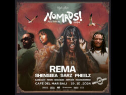REMA, Shenseea, dan SARZ Siap Guncang Bali di Festival NOMADS!