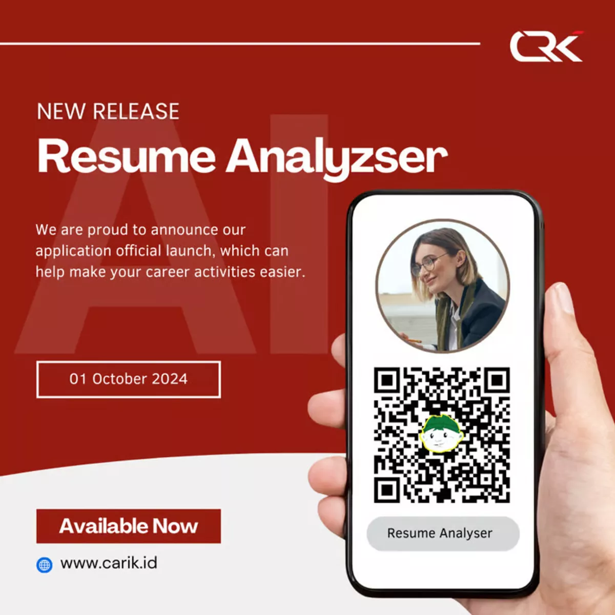 Carik Luncurkan LinkedIn Analyzer (Sumber : Carik Teknologi Cerdas)