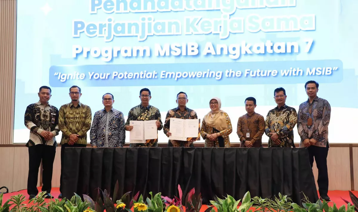 Dokumentasi Penandatanganan Perjanjian Kerjasama MSIB Batch 7 (Sumber : Maxy Academy)
