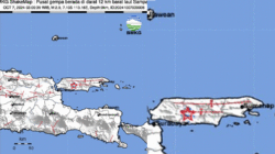 Gempa Sampang 2.9 Magnitudo Berpusat di Darat