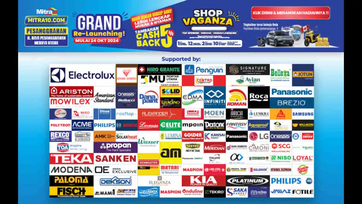 Grand Re-launch Mitra10 Pesanggrahan yang Lebih Nyaman