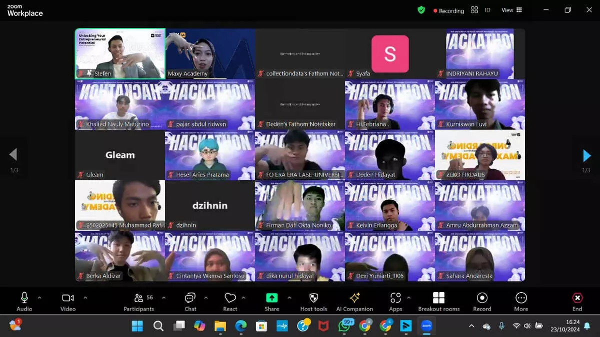 Pelatihan Produktif untuk Semifinalis Impact Hackathon 2024