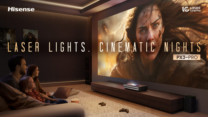 Hisense Perkenalkan Laser Cinema PX3 dengan Layar Terbesar