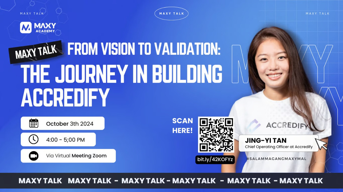 MAXY Academy Gelar Webinar 'Maxy Talk' dengan Accredify (Sumber : Maxy Academy)