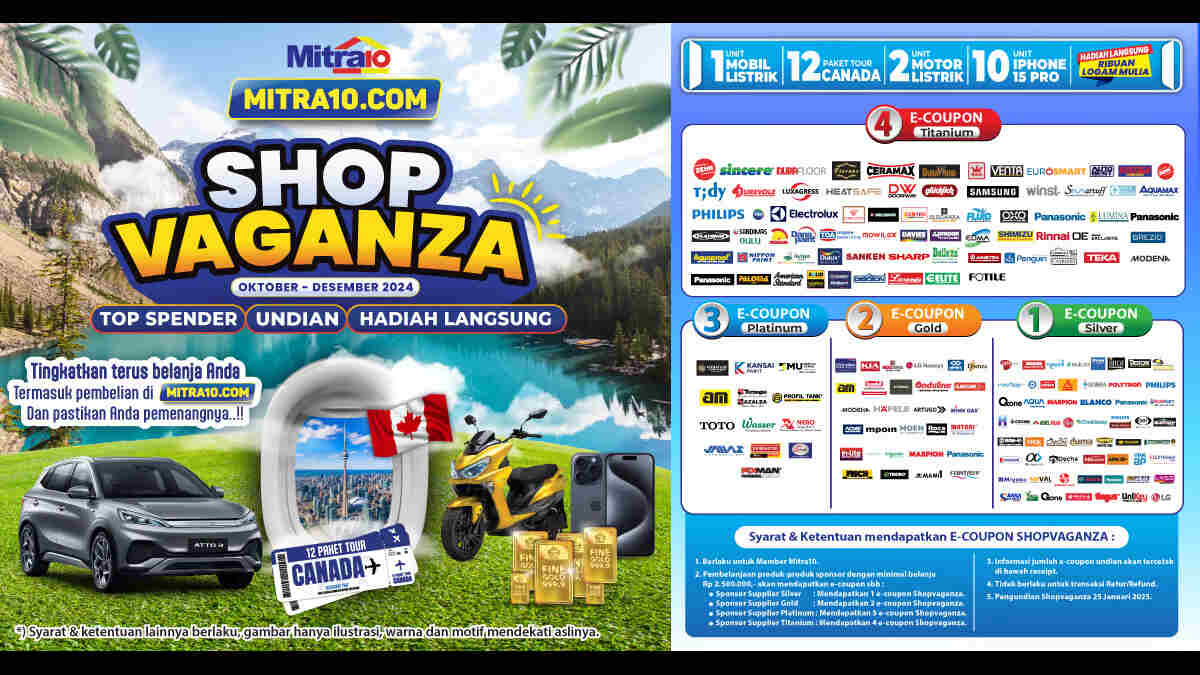 Mitra10 announces Shopvaganza 2024 and a vacation to Canada awaits you