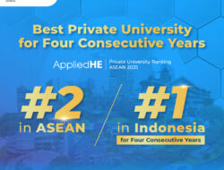 BINUS University Peringkat Kedua Terbaik di ASEAN