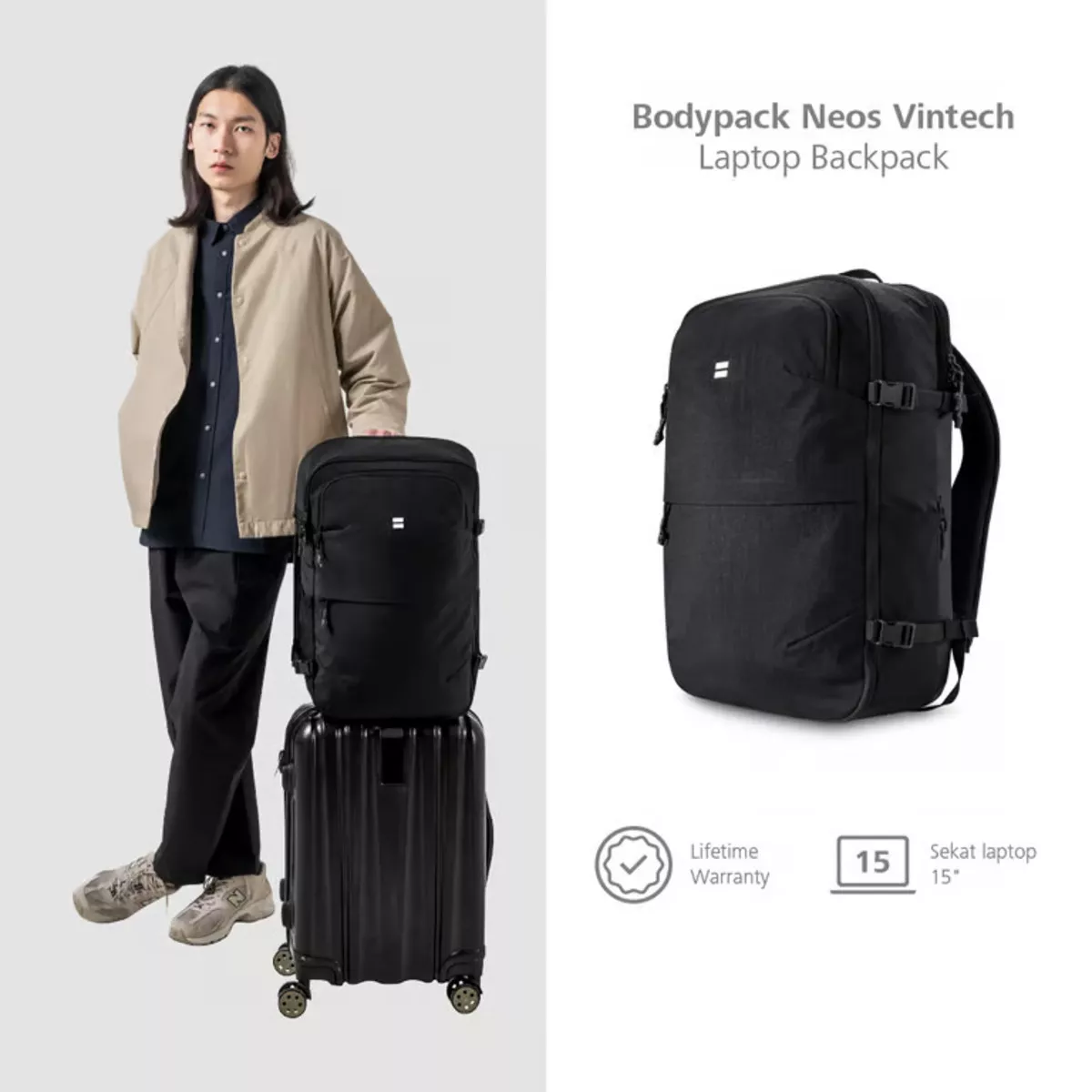 Backpack Bodypack Neos Vintech: Solusi Praktis untuk Mobilitas Tinggi