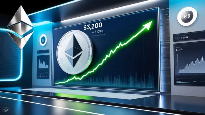 ETH Sentuh $3.200, Lampaui Kapitalisasi Pasar Bank of America