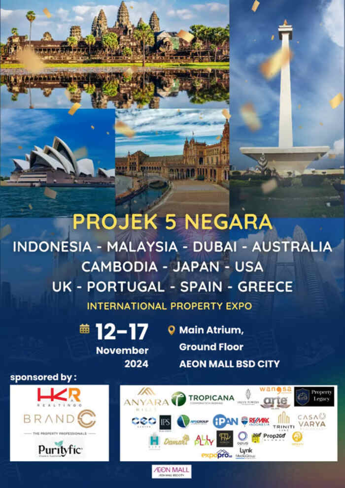 Projek5Negara Hadirkan Pameran Properti Internasional di AEON BSD