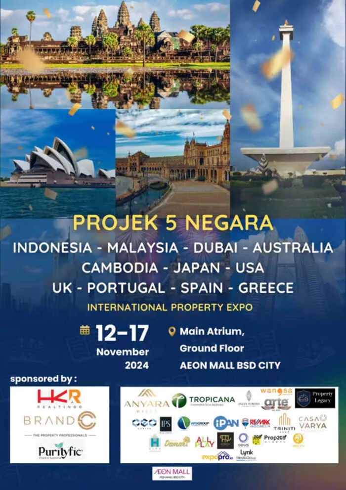 Projek5Negara Hadirkan Pameran Properti Internasional di AEON BSD