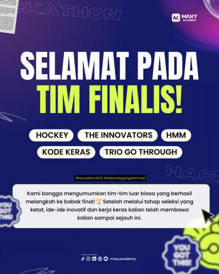 Lima Tim Siap Berlaga di Final Impact Hackathon 2024