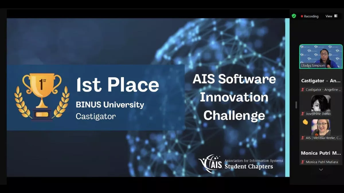 Mahasiswa BINUS University Raih Juara di Kompetisi AIS 2024