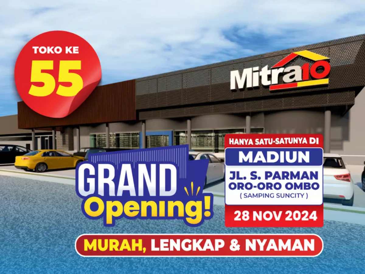 Pembukaan Toko Mitra10 Ke-55 di Madiun
