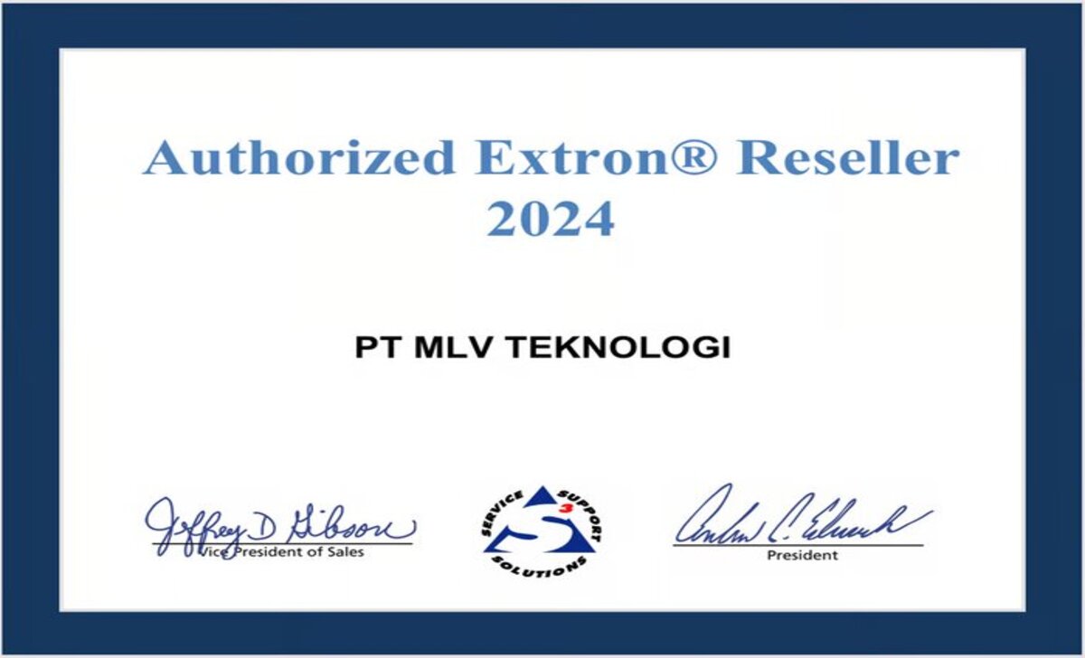 MLV Teknologi Resmi Jadi Mitra Resmi Extron di Indonesia