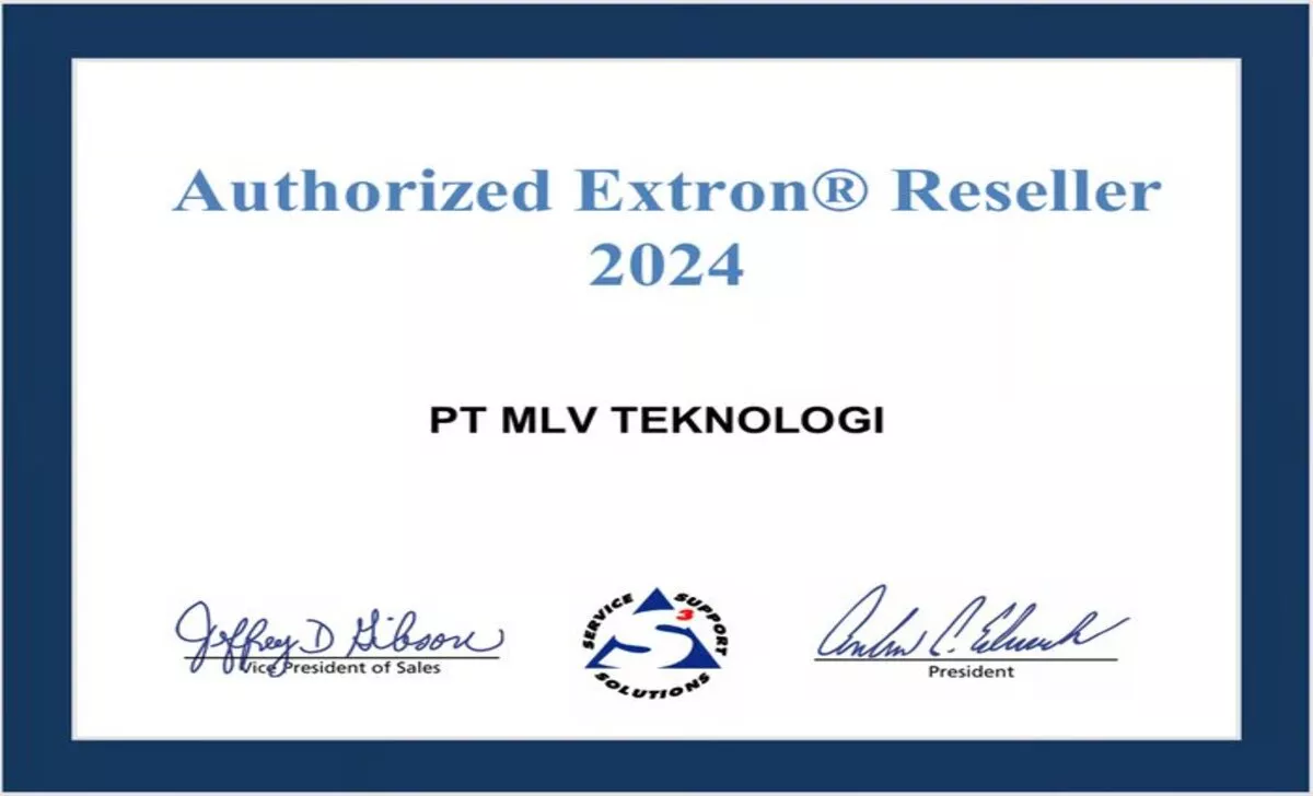MLV Teknologi Resmi Jadi Mitra Resmi Extron di Indonesia
