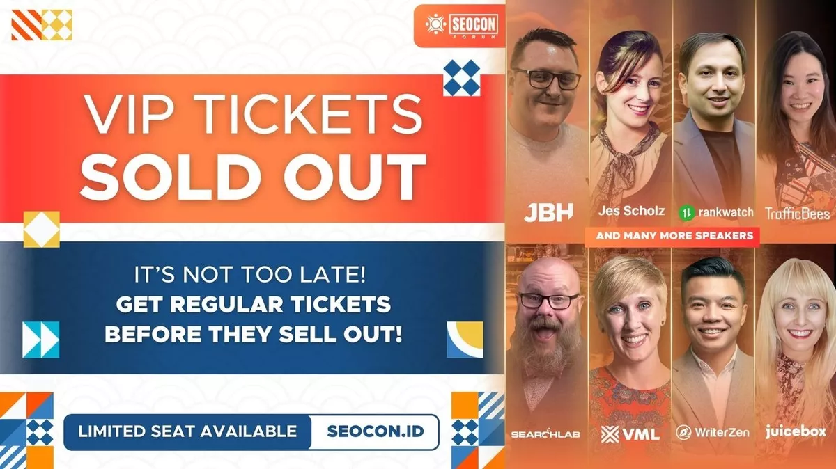 SEOCon Bali 2024: Tiket VIP Sold Out, Segera Pesan!